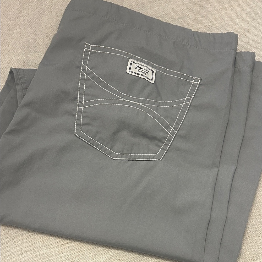 Blue Sky Scrubs Gray Medical Scrub Pants